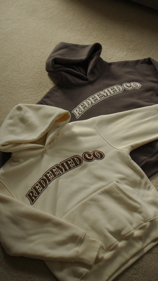 Redeemed Co. "I Am Not Ashamed Of The Gospel" Hoodie Beige